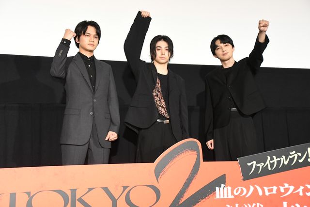 北村匠海＆吉沢亮、村上虹郎の復帰に歓喜！感涙の『東リベ2』舞台挨拶（4枚目）