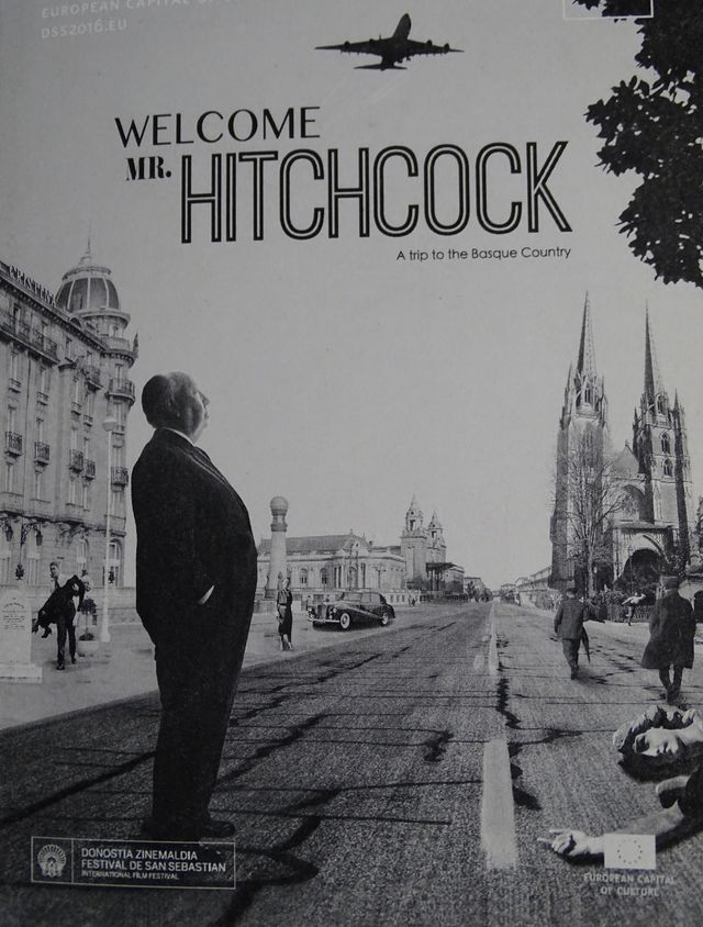 「ウェルカム　Mr.ヒッチコック」展のポスター