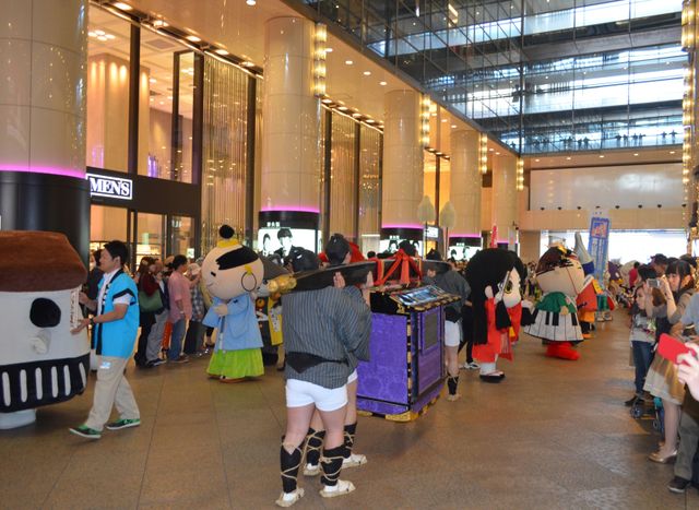 歴史系人気ゆるキャラが東京・有楽町を大名行列！　画像ギャラリー（10枚目）