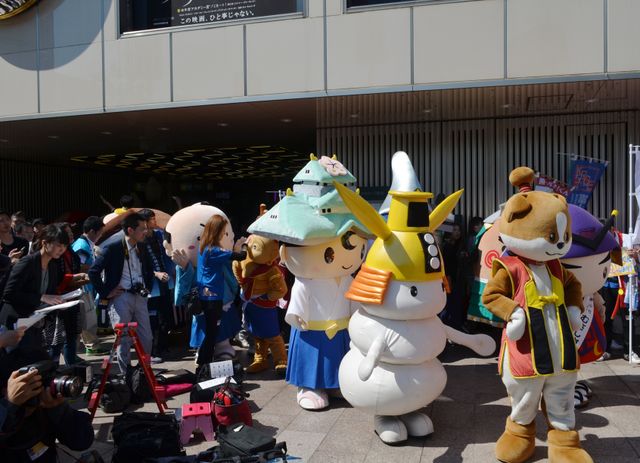 歴史系人気ゆるキャラが東京・有楽町を大名行列！　画像ギャラリー（15枚目）