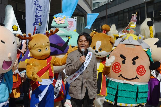 歴史系人気ゆるキャラが東京・有楽町を大名行列！　画像ギャラリー（23枚目）