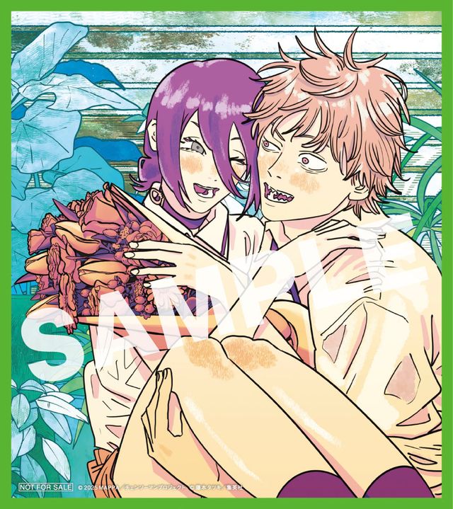 チェンソーマン 劇場版レゼ編 入場者特典第2弾 ミニ色紙風カード 10点セット チェンソーマン レゼ篇』入プレ第2弾はデンジ＆レゼ描き下ろし