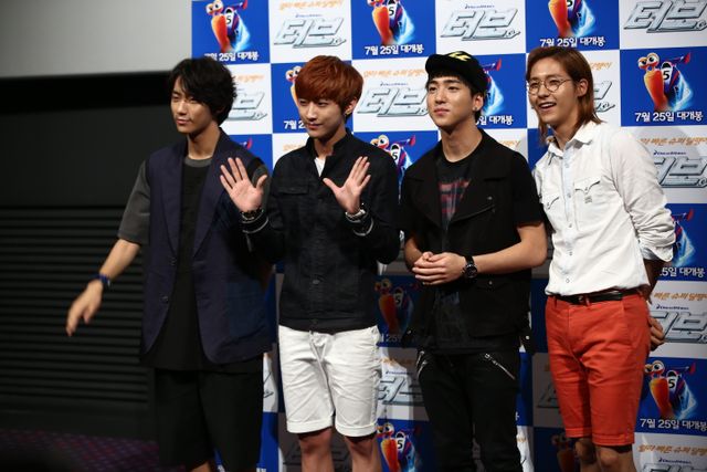 B1A4、映画『ターボ』の試写会に参加　メンバーのサンドゥルは欠席＜韓国JPICTURES＞：フォトギャラリー