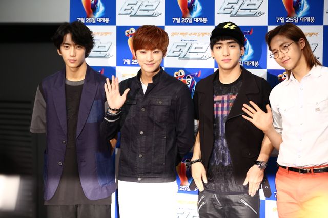 B1A4、映画『ターボ』の試写会に参加　メンバーのサンドゥルは欠席＜韓国JPICTURES＞（3枚目）