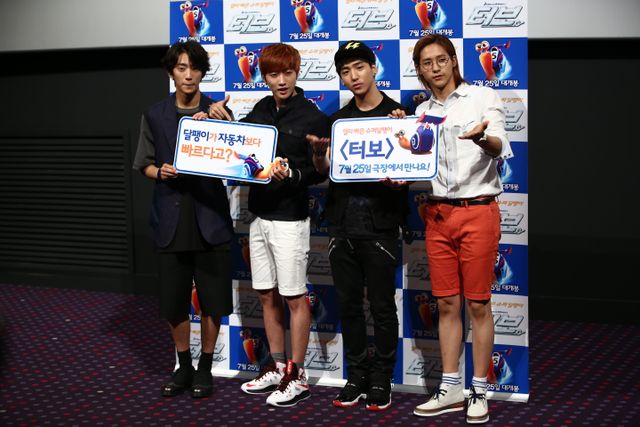 B1A4、映画『ターボ』の試写会に参加　メンバーのサンドゥルは欠席＜韓国JPICTURES＞（5枚目）