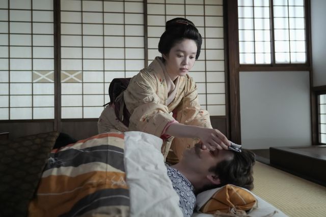 冬の寒さにダウンしたヘブンを看病するトキ