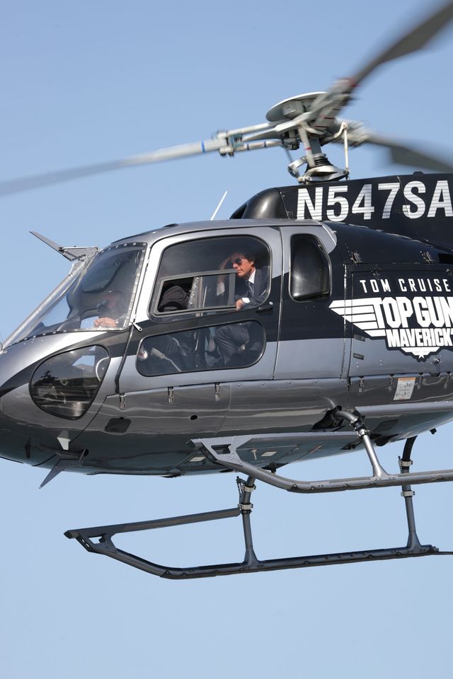トム・クルーズ、ヘリで会場入り！『トップガン　マーヴェリック』グローバルプレミア（3枚目）