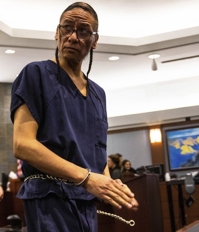 法廷でのネイサン・チェイシング・ホース