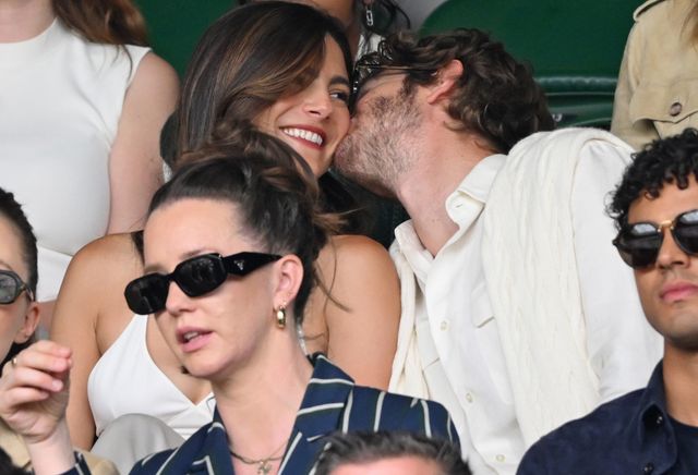 ウィンブルドンでのモニカ・バルバロとアンドリュー・ガーフィールド