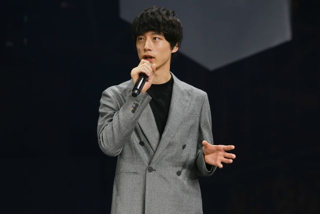 坂口健太郎と吉田鋼太郎のさわやか笑顔！『劇場版ファイナルファンタジーXIV光のお父さん』制作発表会（5枚目）