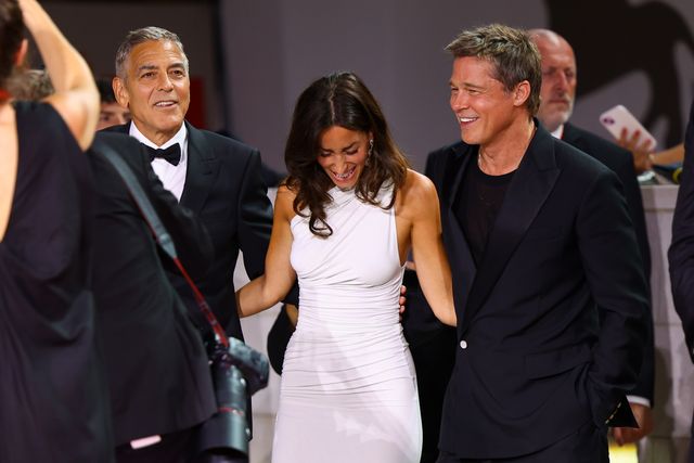 第81回ベネチア映画祭でのブラッド・ピット＆イネス・デ・ラモン（7枚目）