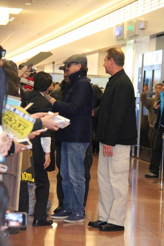 レオナルド・ディカプリオ、羽田空港に到着！フォトギャラリー：フォトギャラリー