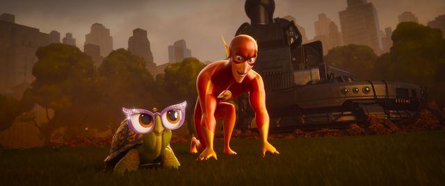 スーパーヒーローとの2ショット！『DC がんばれ！スーパーペット』場面写真（3枚目）