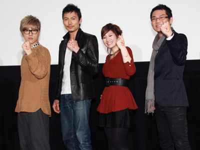 左から、櫻井孝宏、岩永洋昭、行成とあ、三宅健太