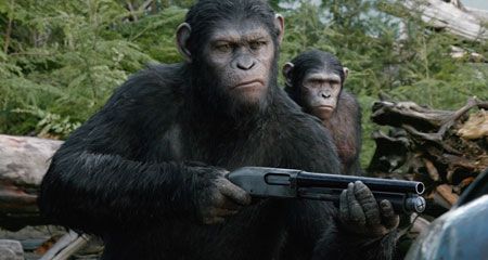 猿がショットガンを構える！　『猿の惑星』新作の予告編が公開！