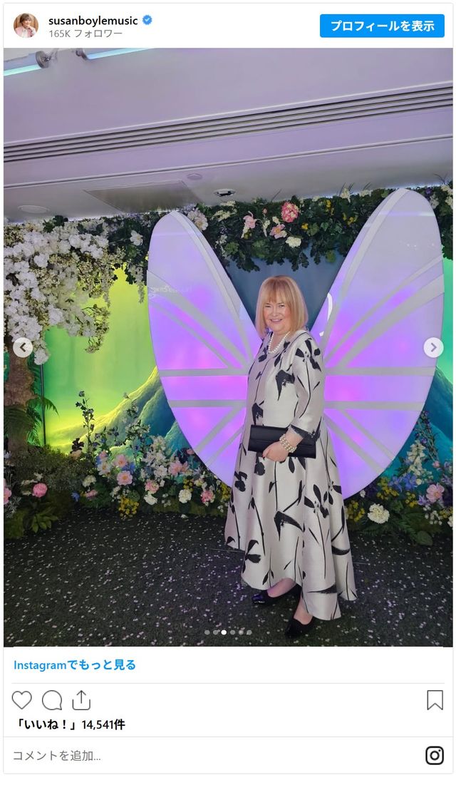 ブロンドヘアになったスーザン・ボイル（2枚目）