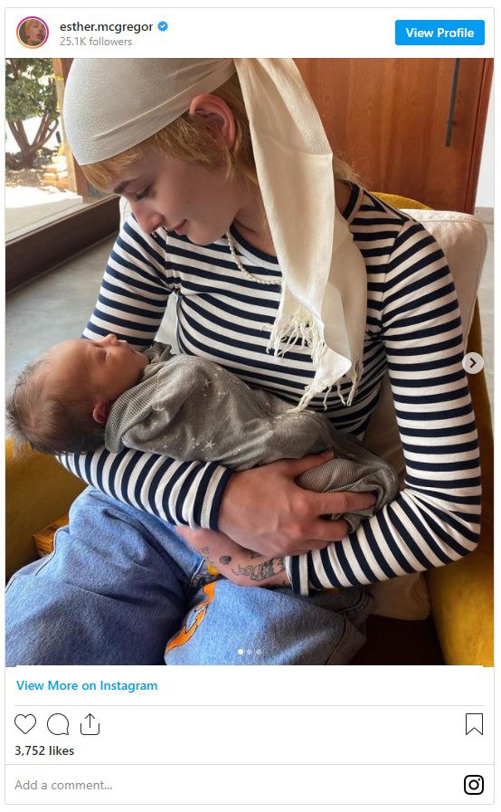 ユアン・マクレガー＆メアリー・エリザベス・ウィンステッドの第1子（3枚目）