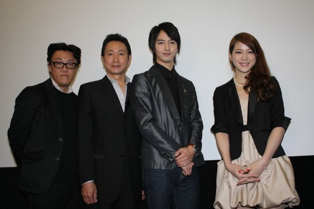 三田村邦彦、イケメンの息子・中山麻聖と親子共演！映画『アノソラノアオ』の初日舞台あいさつ写真ギャラリー：フォトギャラリー