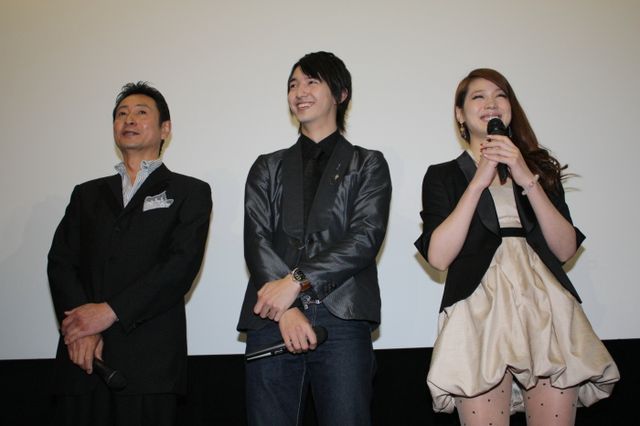 三田村邦彦、イケメンの息子・中山麻聖と親子共演！映画『アノソラノアオ』の初日舞台あいさつ写真ギャラリー（8枚目）