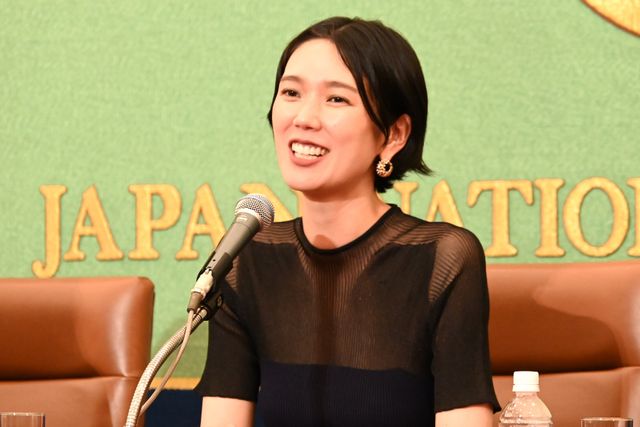 カンヌ女優賞！ヴィルジニー・エフィラ＆岡本多緒『急に具合が悪くなる』受賞凱旋記者会見（4枚目）