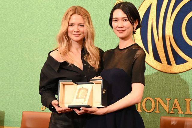 カンヌ女優賞！ヴィルジニー・エフィラ＆岡本多緒『急に具合が悪くなる』受賞凱旋記者会見（8枚目）