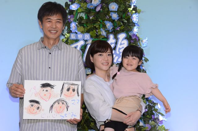 月9「監察医 朝顔」上野樹里、加藤柚凪、時任三郎“ファミリー