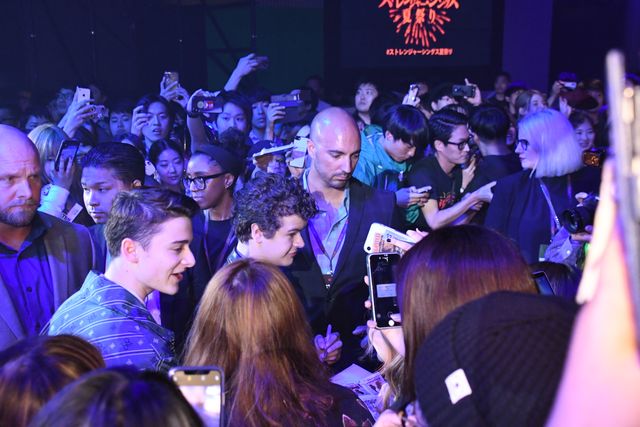 「ストレンジャー・シングス」キャスト4名が来日！日本のファンも歓迎！：フォトギャラリー