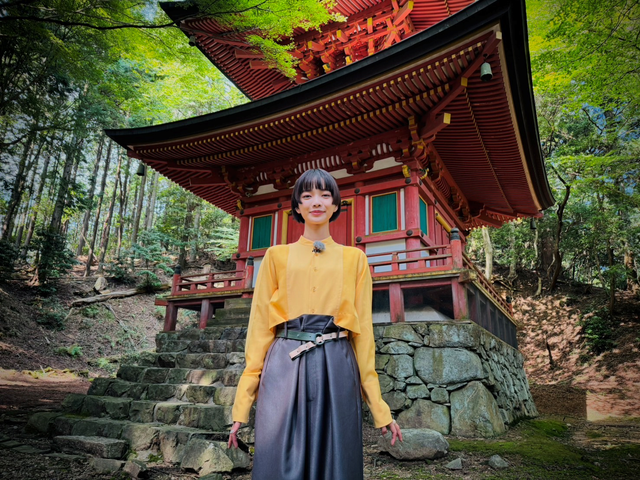 「光る君へ」見上愛、彰子ゆかりの比叡山延暦寺で「金銀鍍宝相華文経箱」と対面（2枚目）