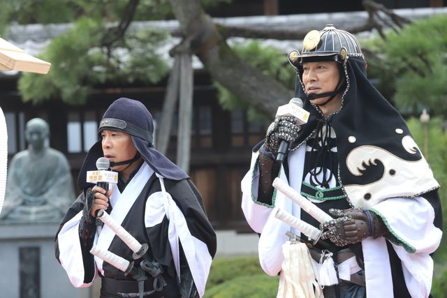 堤真一＆岡村隆史、忠臣蔵の聖地でヒット祈願！『決算！忠臣蔵』公開直前イベント（5枚目）