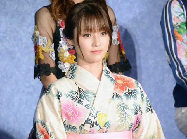 浴衣姿もかわいい！深田恭子（写真は「ルパンの娘」記者会見時に撮影したもの）