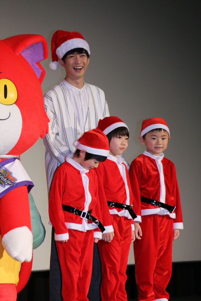 上白石萌音＆千葉雄大がサンタ姿に！ジバニャンも登場『妖怪ウォッチ』劇場版初日（6枚目）
