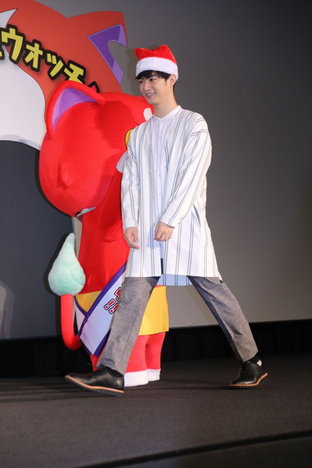 上白石萌音＆千葉雄大がサンタ姿に！ジバニャンも登場『妖怪ウォッチ』劇場版初日（9枚目）