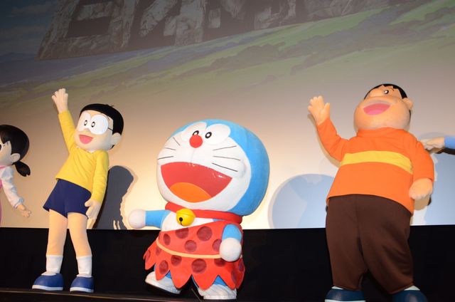 僕にはおっぱっぴーがあるから関係ねぇ！『映画ドラえもん　新・のび太の日本誕生』初日舞台あいさつフォトギャラリー（6枚目）