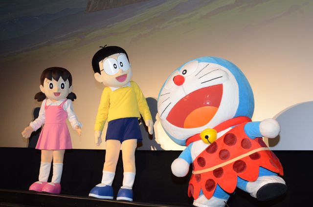 僕にはおっぱっぴーがあるから関係ねぇ！『映画ドラえもん　新・のび太の日本誕生』初日舞台あいさつフォトギャラリー（7枚目）