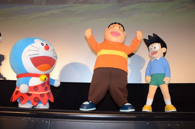 僕にはおっぱっぴーがあるから関係ねぇ！『映画ドラえもん　新・のび太の日本誕生』初日舞台あいさつフォトギャラリー（8枚目）
