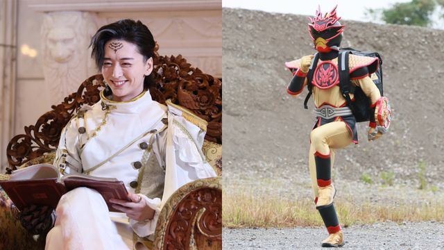 語り部のジェラミー（左）＆アルバイト中のドンドラゴクウ（右）