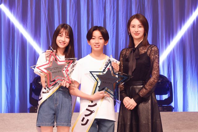 グランプリの岩瀬夕由さん・山中島世夏さんと北川景子さん