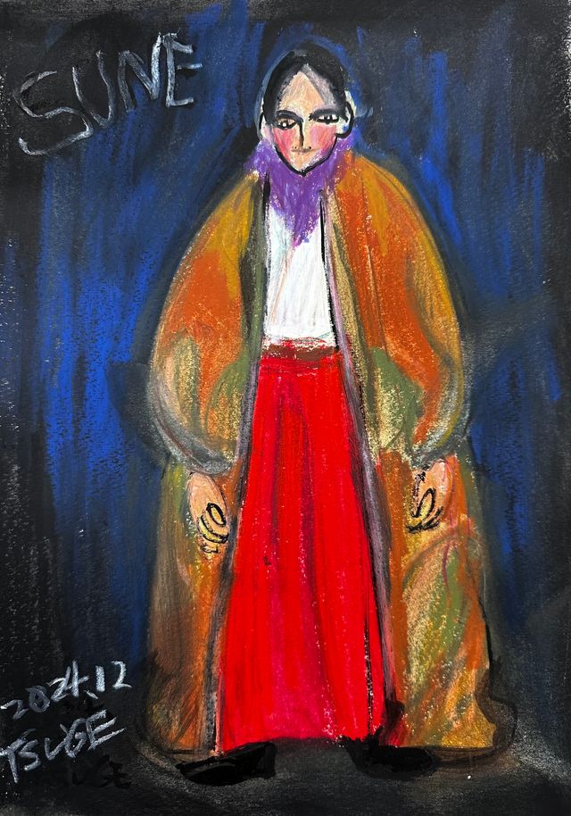 高橋一生主演『脛擦りの森』場面写真と柘植伊佐夫のデザイン画（4枚目）