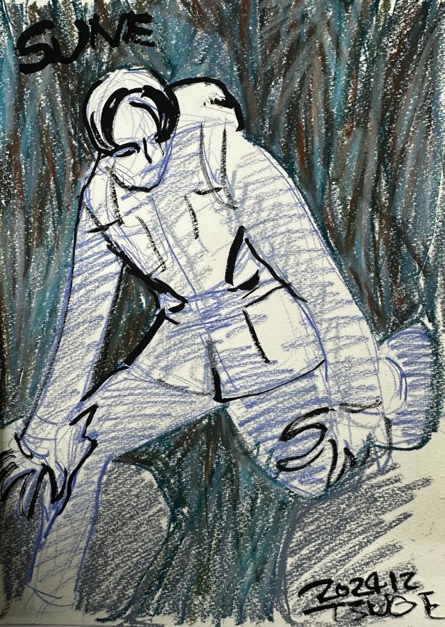 高橋一生主演『脛擦りの森』場面写真と柘植伊佐夫のデザイン画（8枚目）