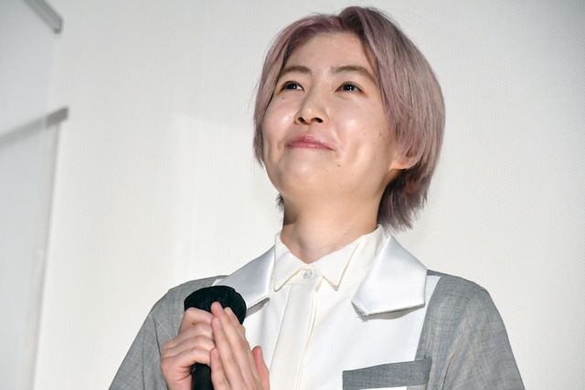 シム・ウンギョンにとって初めての日本映画の撮影現場となった『椿の庭』初日舞台あいさつ（3枚目）