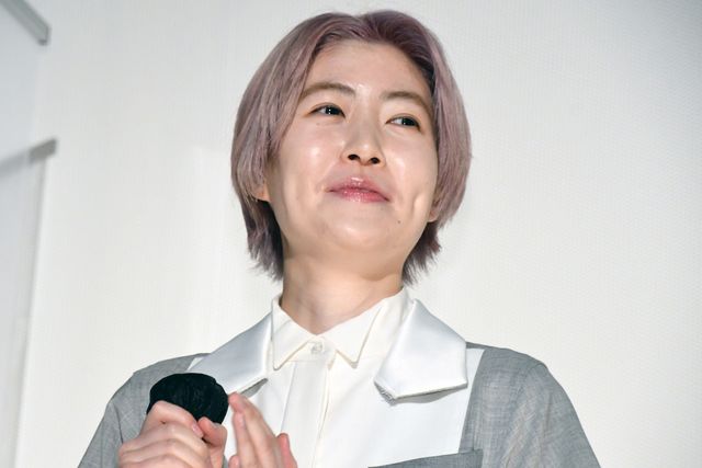 シム・ウンギョンにとって初めての日本映画の撮影現場となった『椿の庭』初日舞台あいさつ（7枚目）