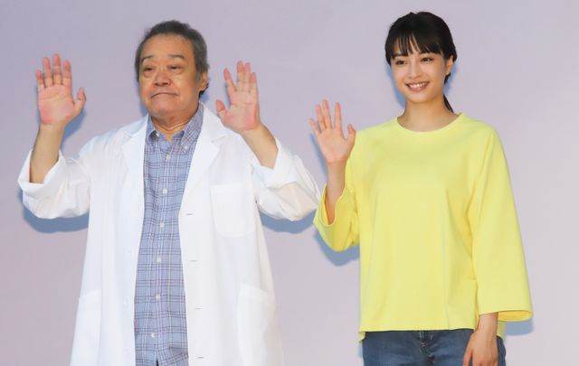 広瀬すず、西田敏行との再会に笑顔!『いのちの停車場』撮影現場会見:フォトギャラリー