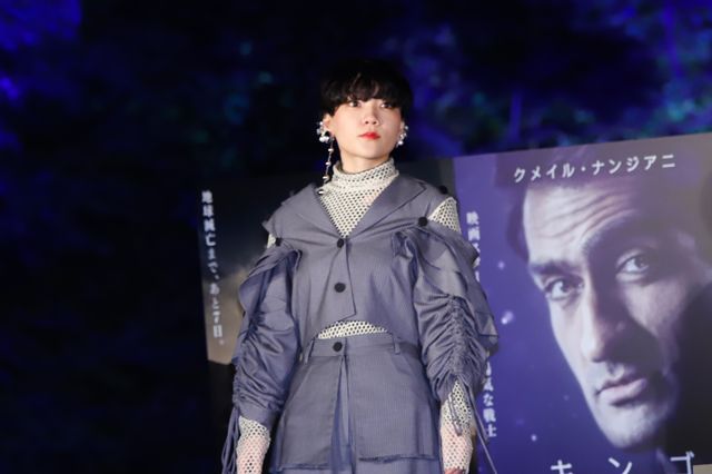 竹中直人、ニック・フューリー衣装で登壇！『エターナルズ』東京タワー10灯式イベント（4枚目）