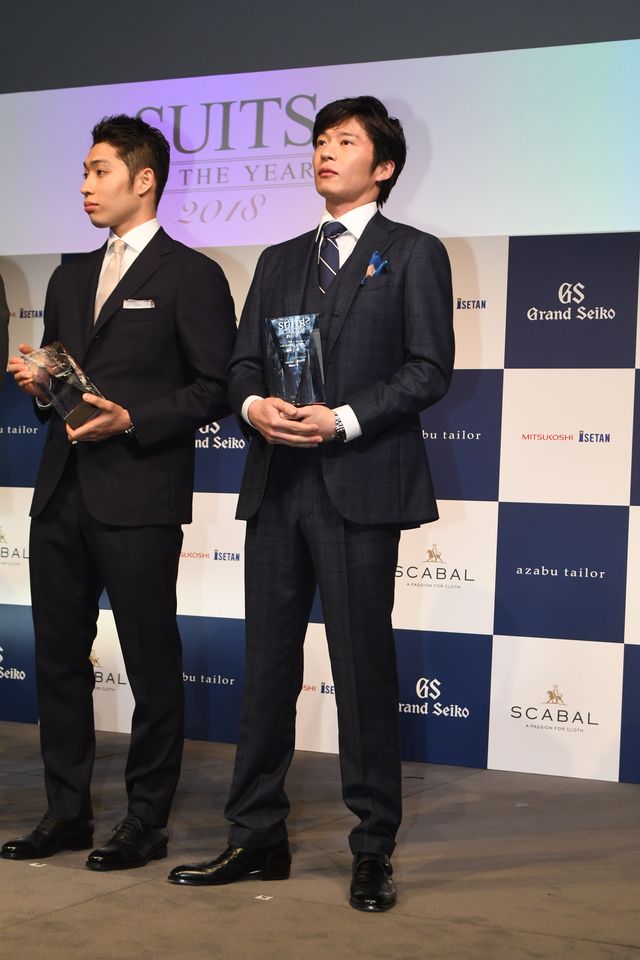 田中圭、やっぱりスーツが似合う！「SUIT OF THE YEAR 2018」授賞式（5枚目）