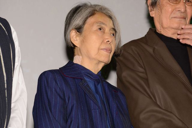 おでこを打って首を痛め、お辞儀ができない状態だという樹木希林ら『モリのいる場所』完成披露試写会【写真15枚】（7枚目）