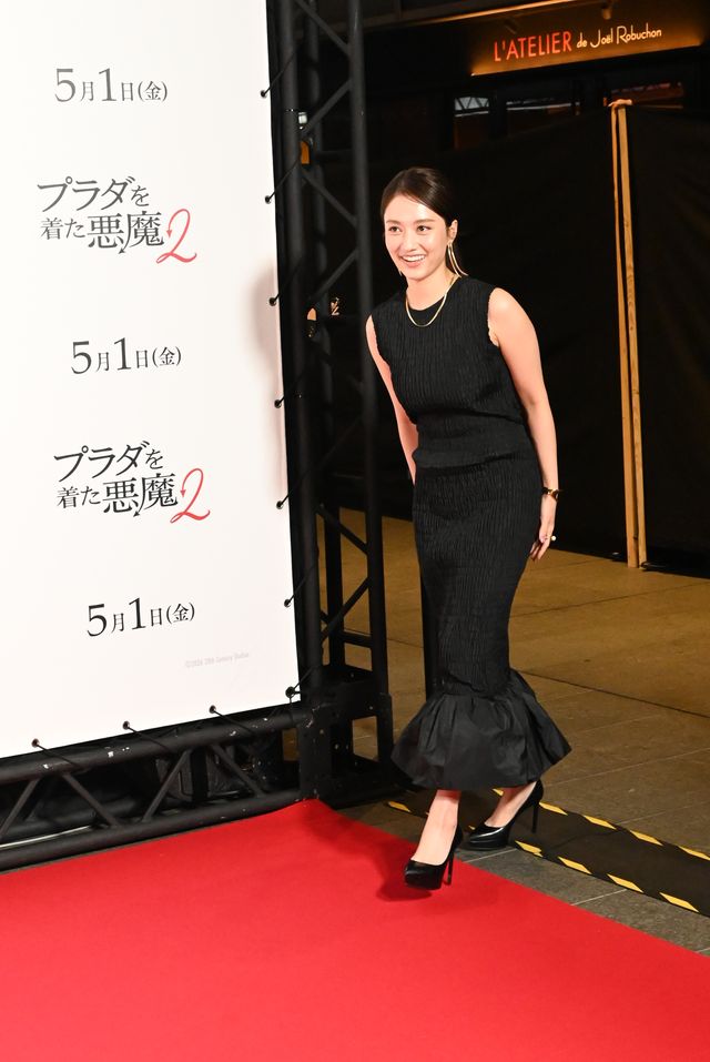 長谷川京子、タイトドレスで魅了『プラダを着た悪魔2』ジャパンプレミア（17枚目）