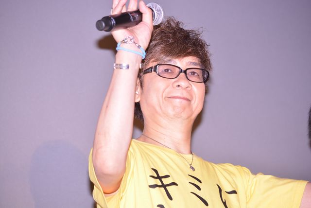 山寺宏一「こんなに泣いている松本梨香を見るのは初めて」『劇場版ポケットモンスター　キミにきめた！』初日舞台あいさつ（5枚目）