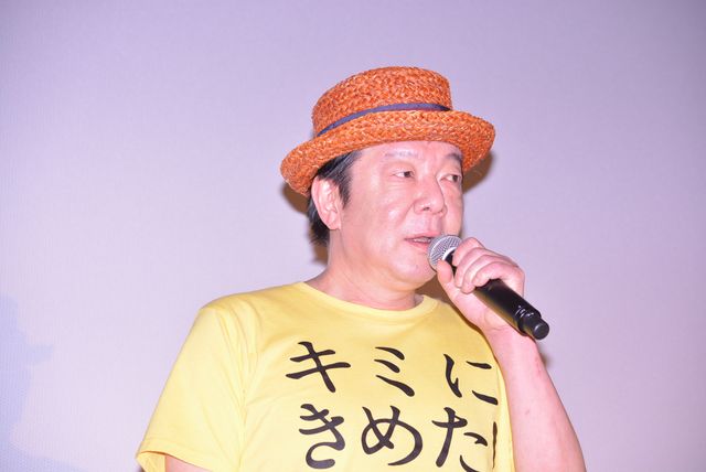 山寺宏一「こんなに泣いている松本梨香を見るのは初めて」『劇場版ポケットモンスター　キミにきめた！』初日舞台あいさつ（9枚目）