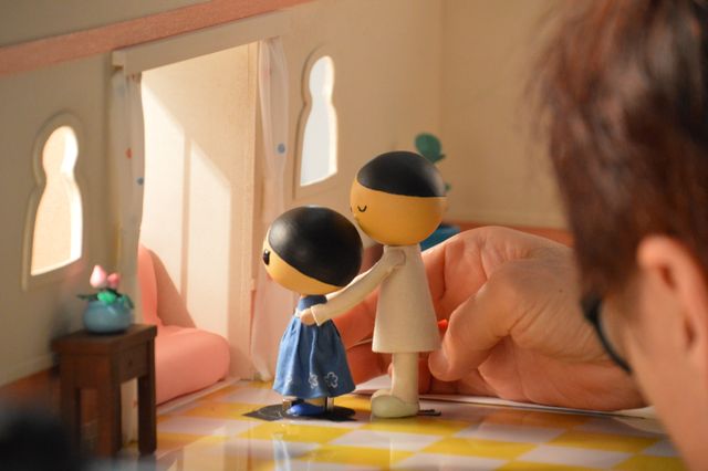 「サバイバル・ウェディング」こま撮りパート撮影中の模様：フォトギャラリー