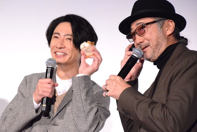 相葉雅紀、大塚明夫と舞台挨拶登壇！『PUI PUI モルカー　ザ・ムービー MOLMAX』完成披露試写会：フォトギャラリー